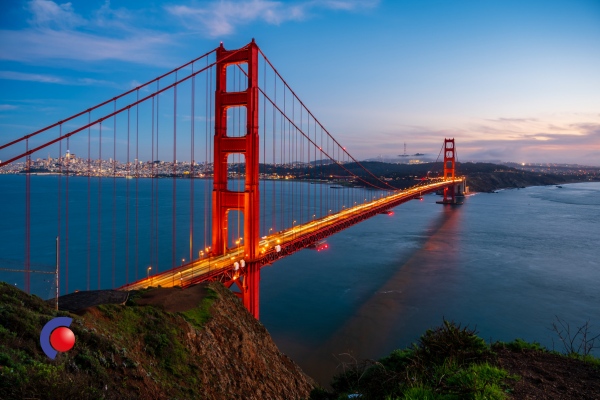 Beroemde brug in San Fransisco